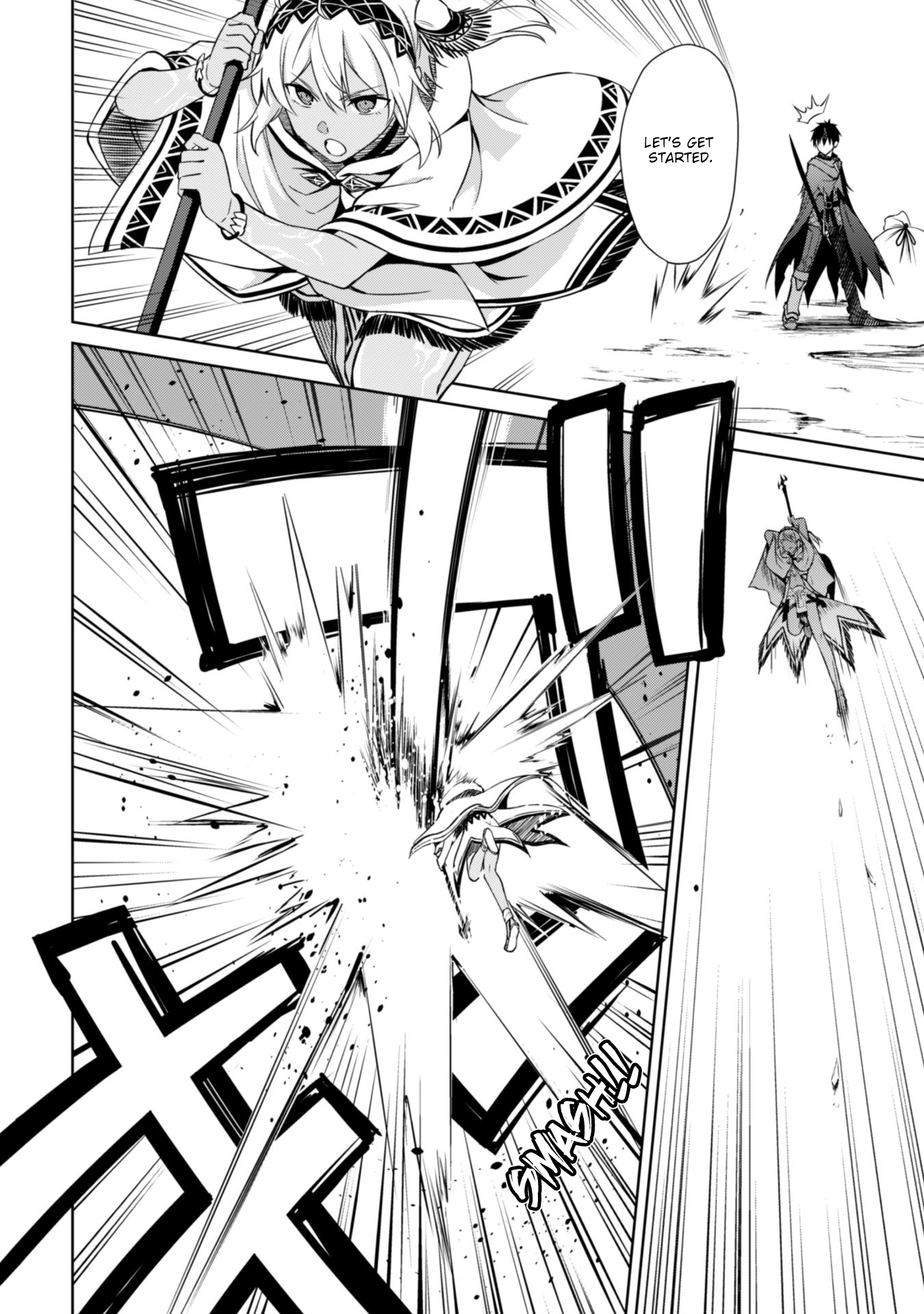 Halaman dari Boushoku no Berserk ~Ore dake Level to Iu Gainen wo Toppa suru~ Chapter 19