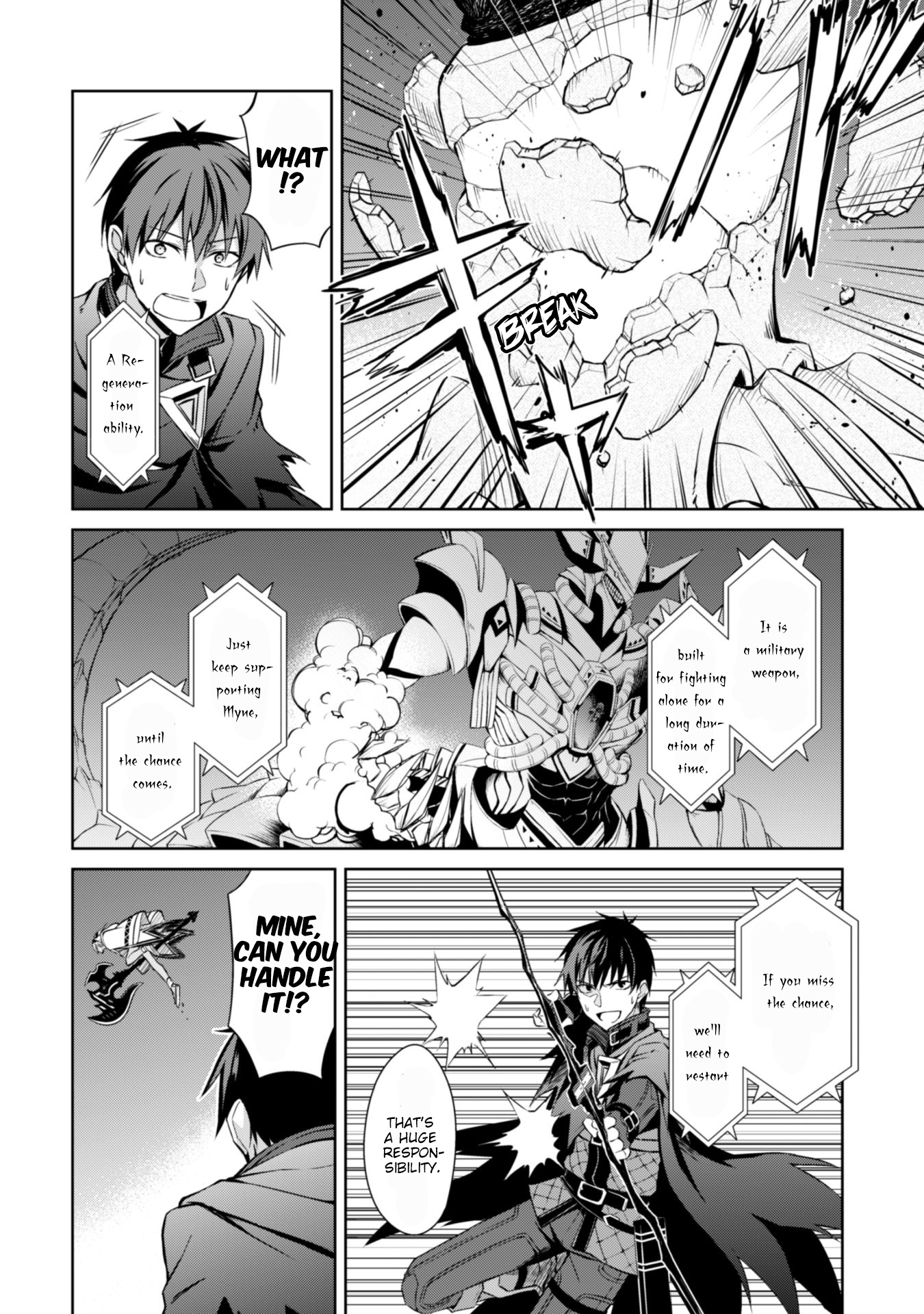 Halaman dari Boushoku no Berserk ~Ore dake Level to Iu Gainen wo Toppa suru~ Chapter 19