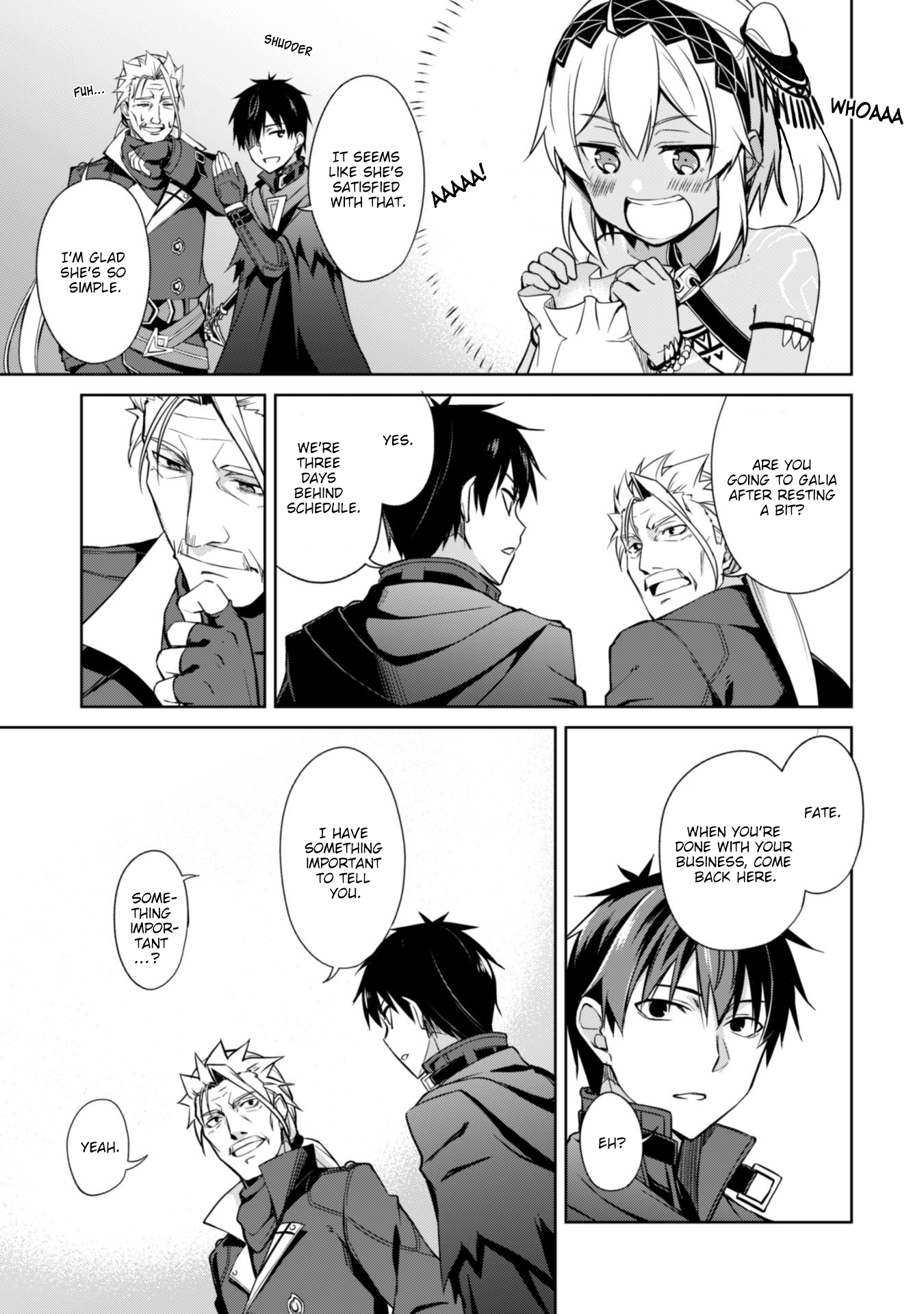 Halaman dari Boushoku no Berserk ~Ore dake Level to Iu Gainen wo Toppa suru~ Chapter 19