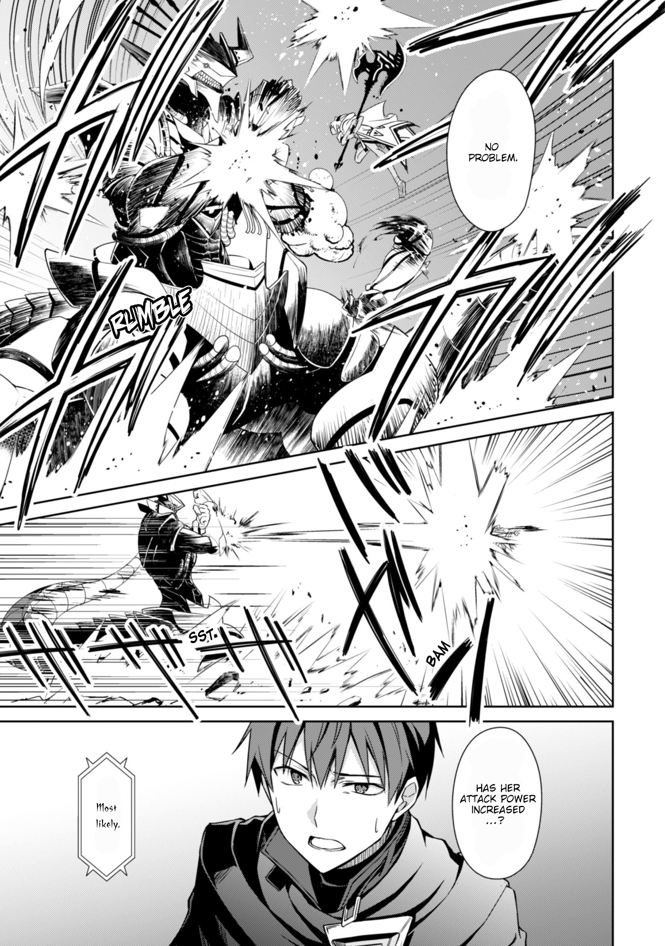 Halaman dari Boushoku no Berserk ~Ore dake Level to Iu Gainen wo Toppa suru~ Chapter 19