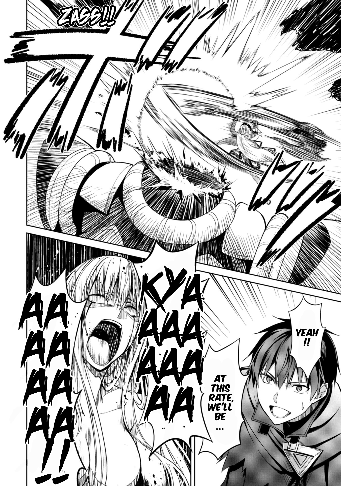 Halaman dari Boushoku no Berserk ~Ore dake Level to Iu Gainen wo Toppa suru~ Chapter 19