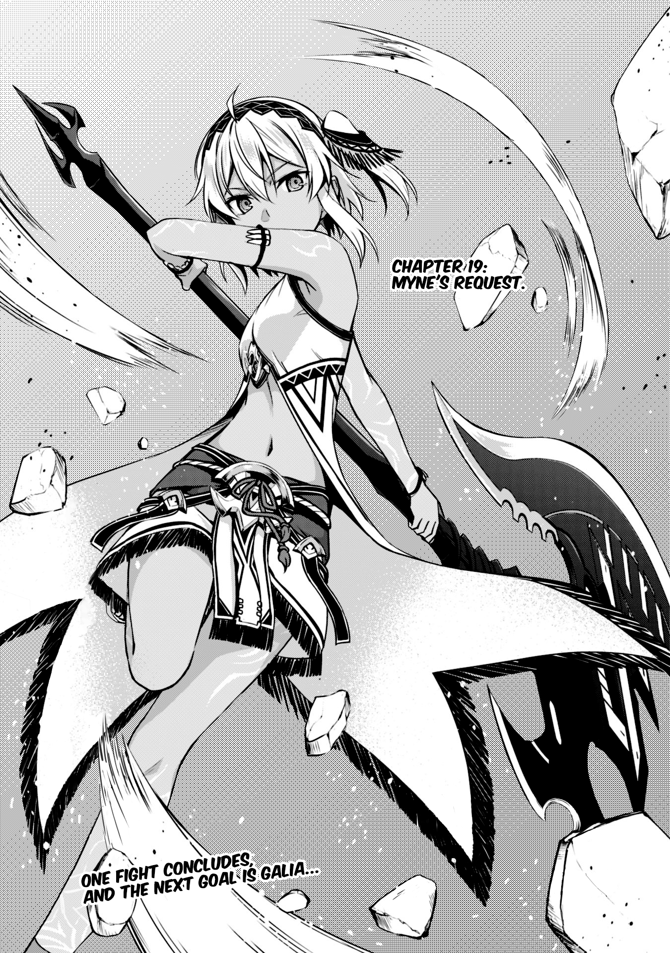 Halaman dari Boushoku no Berserk ~Ore dake Level to Iu Gainen wo Toppa suru~ Chapter 19