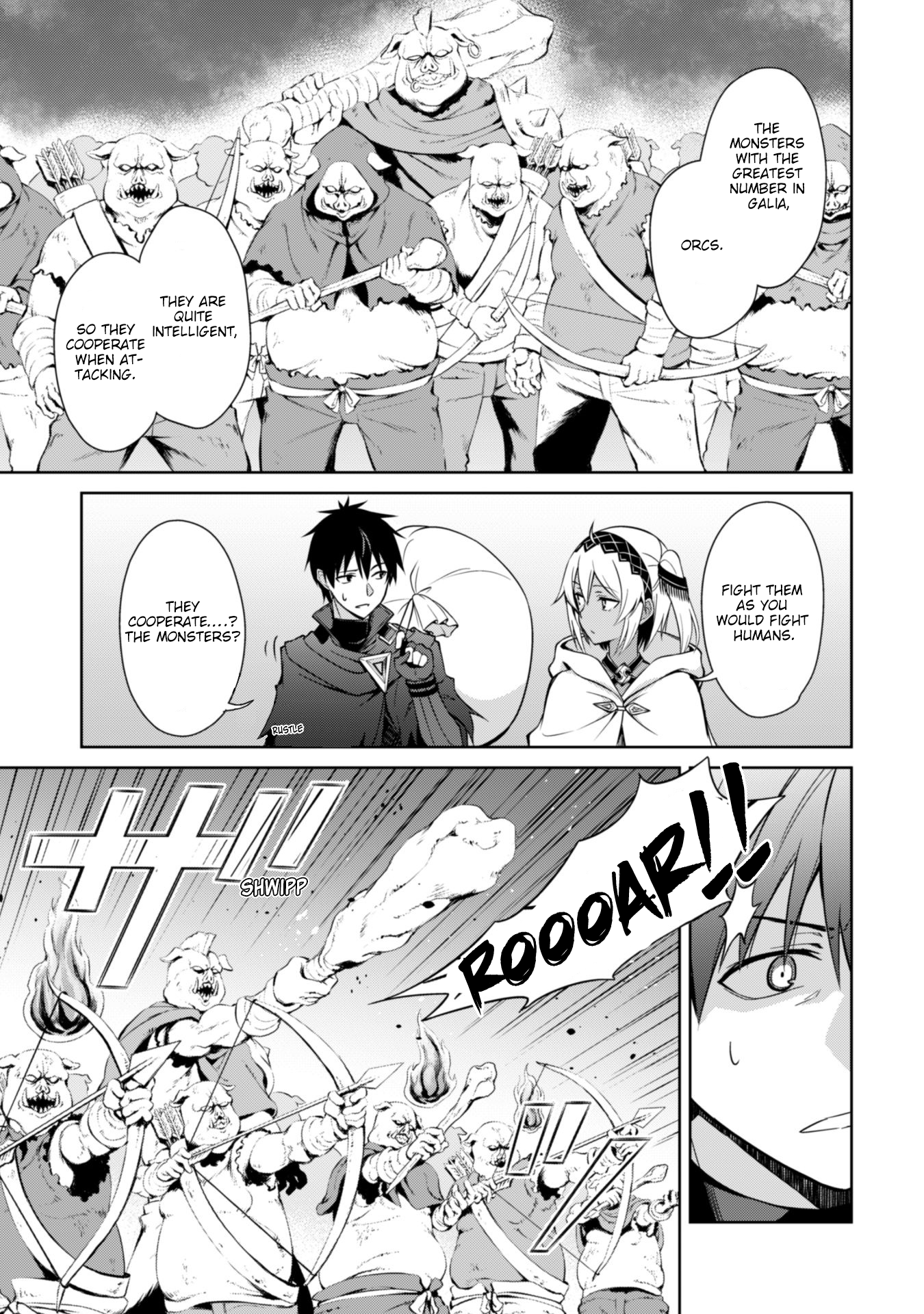 Halaman dari Boushoku no Berserk ~Ore dake Level to Iu Gainen wo Toppa suru~ Chapter 19