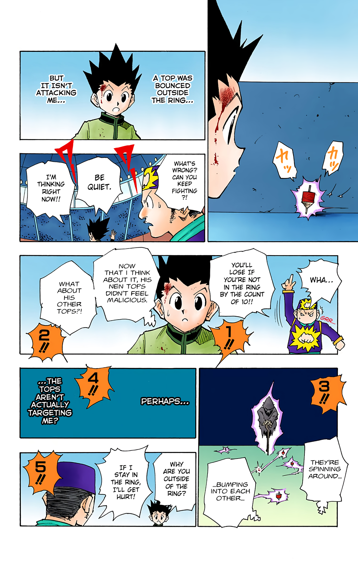 Halaman dari HUNTER x HUNTER (Official Colored) Chapter 50