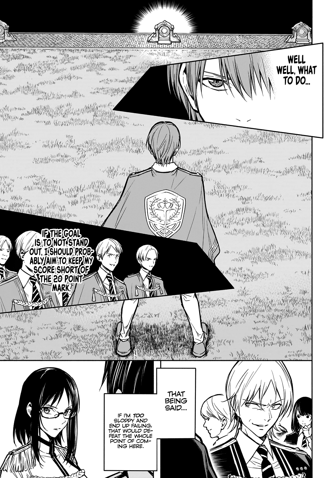 Halaman dari Ouritsu Mahou Gakuen no Saikasei ~Hinkongai Agari no Saikyou Mahoushi, Kizoku Darake no Gakuen de Musou Suru~ Chapter 19