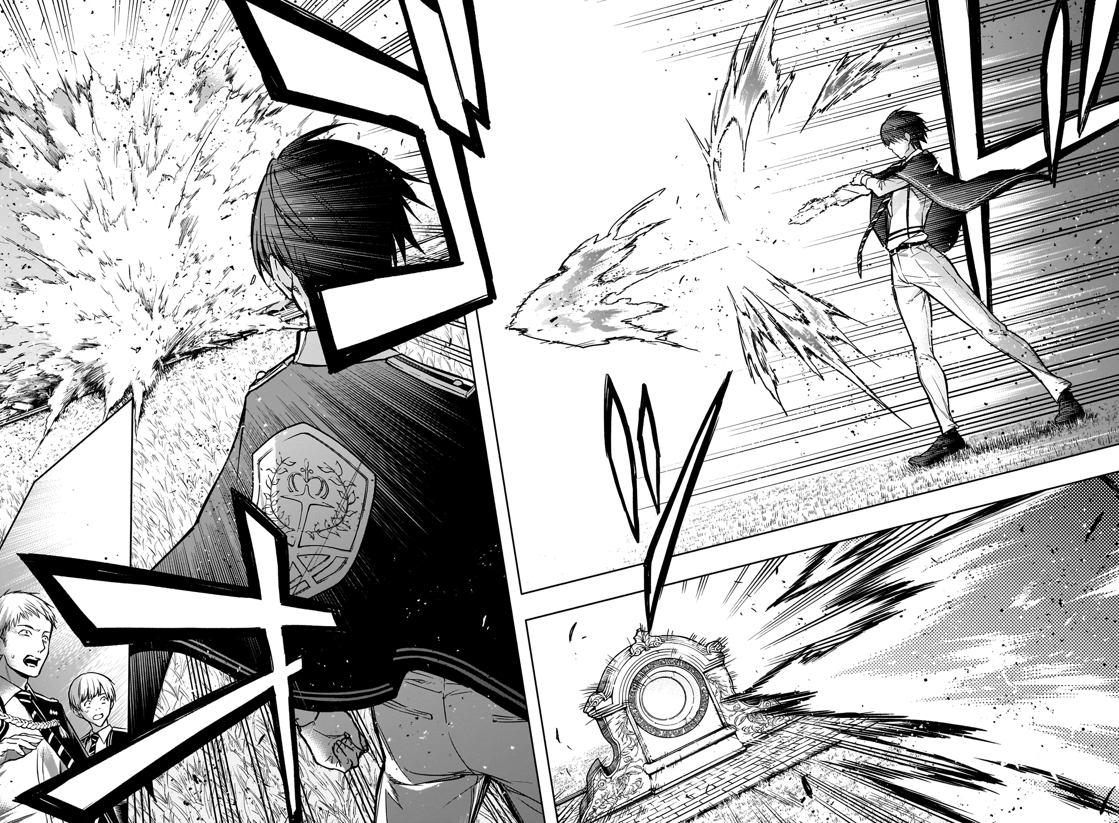 Halaman dari Ouritsu Mahou Gakuen no Saikasei ~Hinkongai Agari no Saikyou Mahoushi, Kizoku Darake no Gakuen de Musou Suru~ Chapter 19