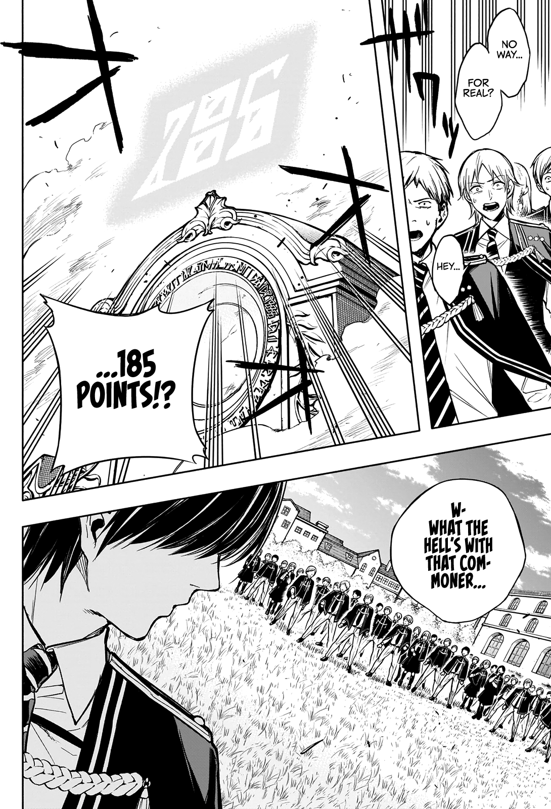 Halaman dari Ouritsu Mahou Gakuen no Saikasei ~Hinkongai Agari no Saikyou Mahoushi, Kizoku Darake no Gakuen de Musou Suru~ Chapter 19