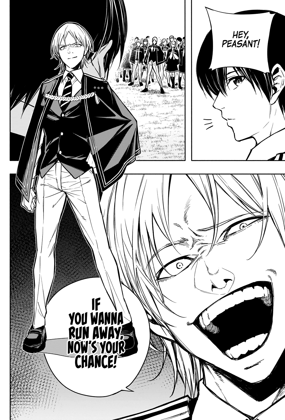 Halaman dari Ouritsu Mahou Gakuen no Saikasei ~Hinkongai Agari no Saikyou Mahoushi, Kizoku Darake no Gakuen de Musou Suru~ Chapter 19
