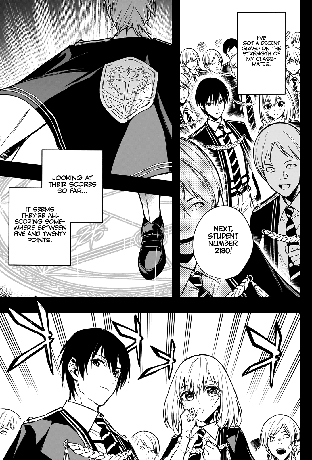 Halaman dari Ouritsu Mahou Gakuen no Saikasei ~Hinkongai Agari no Saikyou Mahoushi, Kizoku Darake no Gakuen de Musou Suru~ Chapter 19
