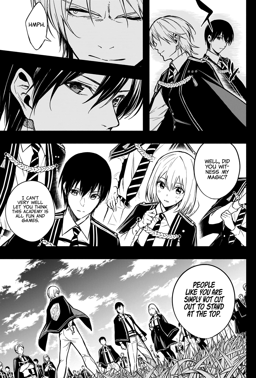 Halaman dari Ouritsu Mahou Gakuen no Saikasei ~Hinkongai Agari no Saikyou Mahoushi, Kizoku Darake no Gakuen de Musou Suru~ Chapter 19