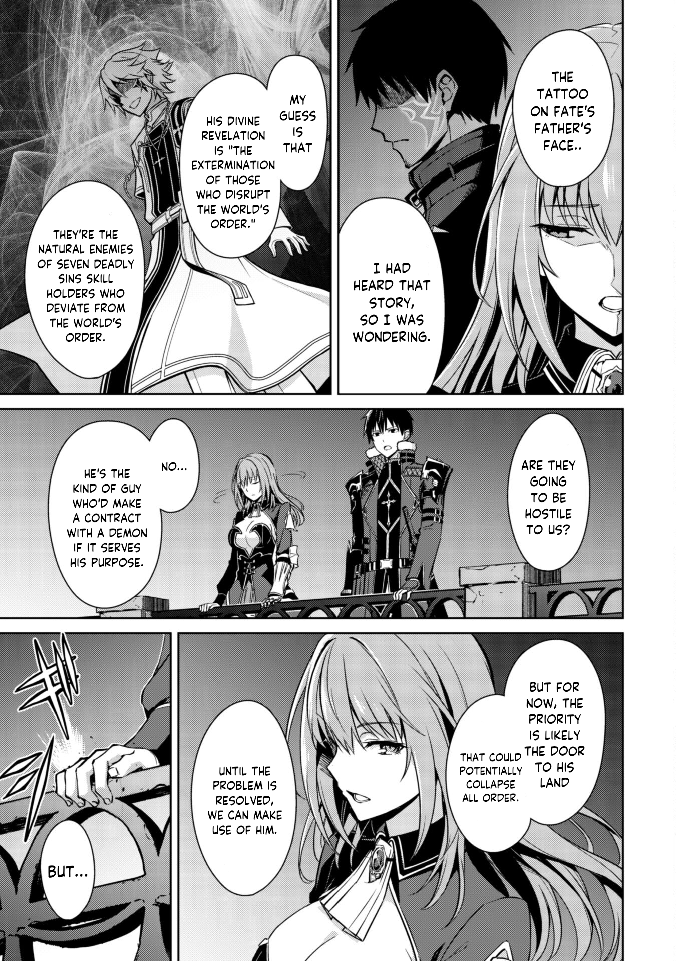 Halaman dari Boushoku no Berserk ~Ore dake Level to Iu Gainen wo Toppa suru~ Chapter 55