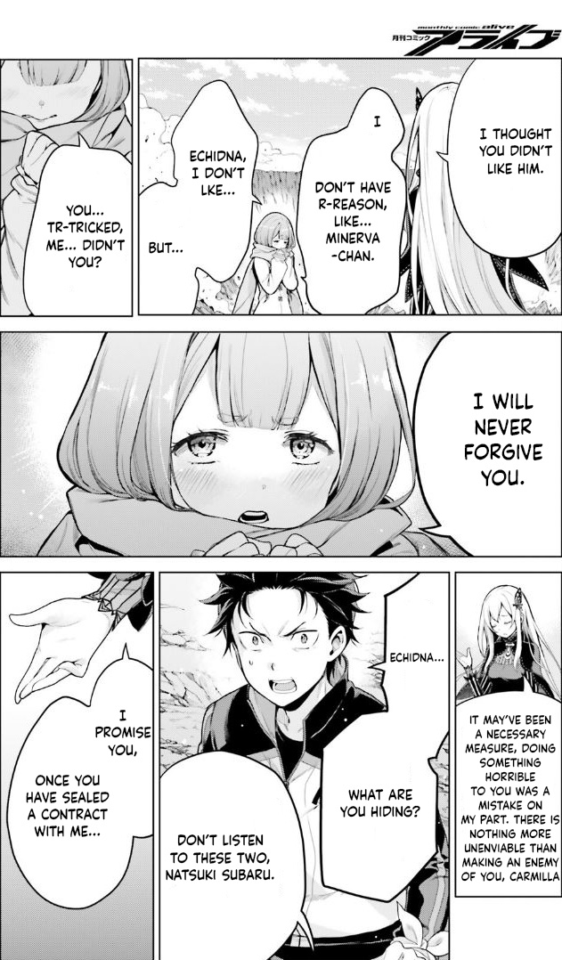 Halaman dari Re:Zero kara Hajimeru Isekai Seikatsu: Dai 4-shou—Seiiki to Gouyoku no Majo Chapter 37