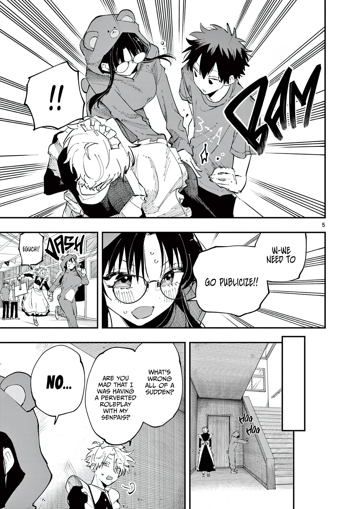 Halaman dari Tonari no Seki no Yatsu ga Souiu Me de Mitekuru Chapter 22