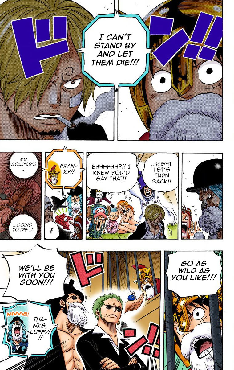 Halaman dari One Piece (Official Colored) Chapter 729