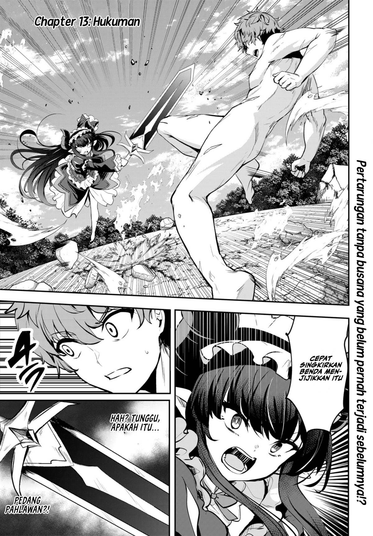 Doredake Doryoku shitemo Mannen Level 0 no Ore wa Tsuihou sareta: Kami no Teki to Yobareta Shounen wa, Shachiku Megami to Deatte Saikyou no Chikara wo Te ni Ireru Chapter 13 - halaman 2