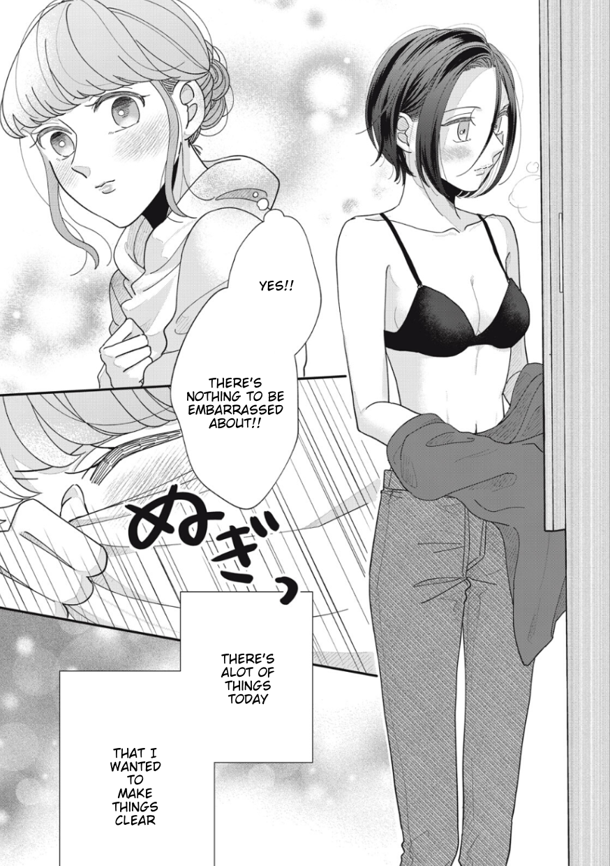Halaman dari Watashi to Kanojo no Kawaii Koi no Hajime Kata Chapter 16
