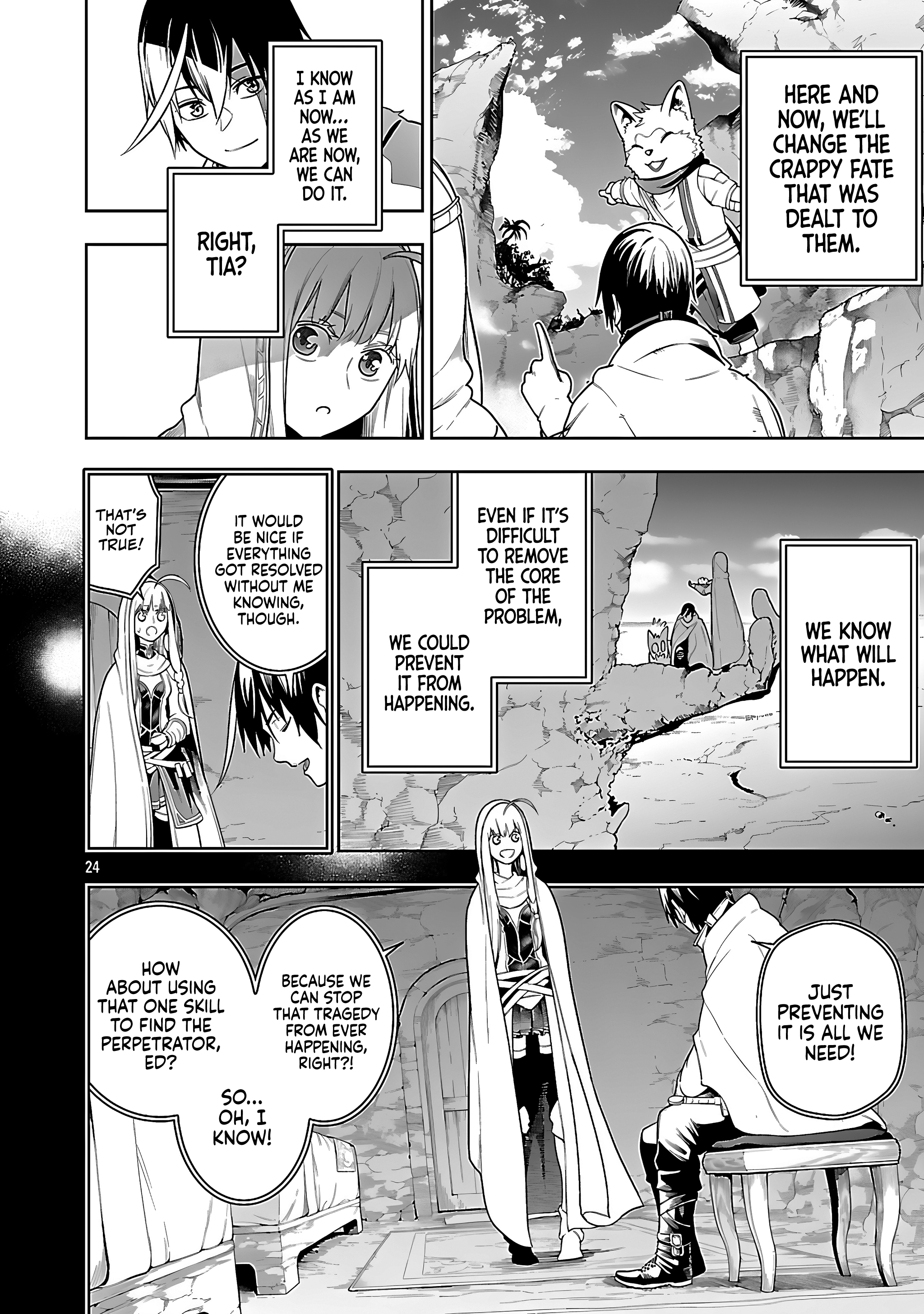 Halaman dari Tsuihousareru Tabi ni Skill wo Te ni Ireta Ore ga, 100 no Isekai de 2-shuume Musou Chapter 24