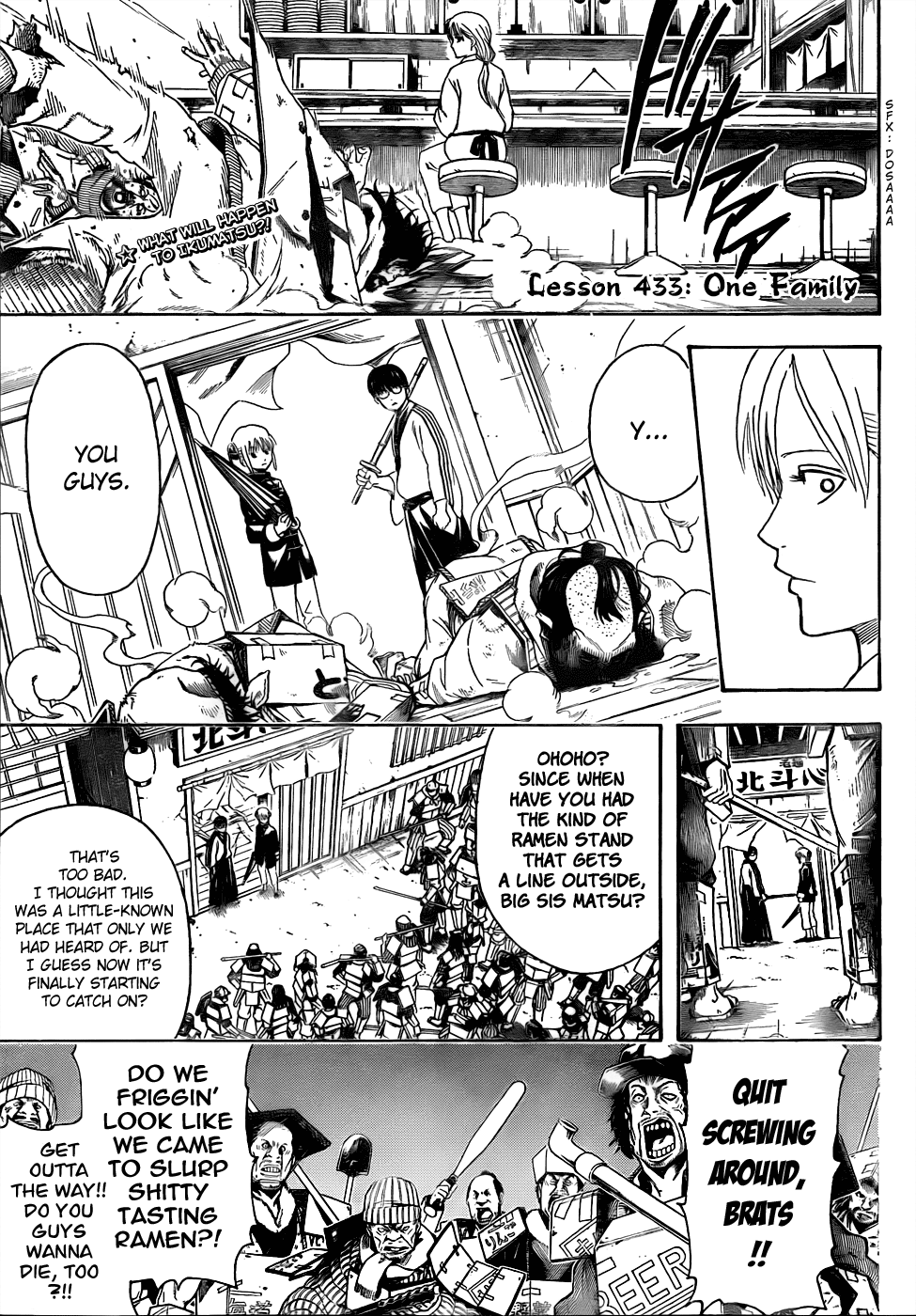 Halaman dari Gintama Chapter 433