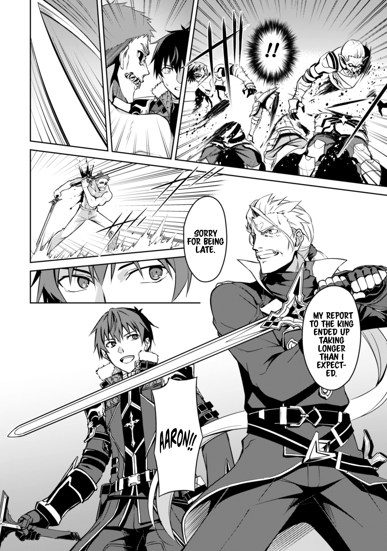 Halaman dari Boushoku no Berserk ~Ore dake Level to Iu Gainen wo Toppa suru~ Chapter 34