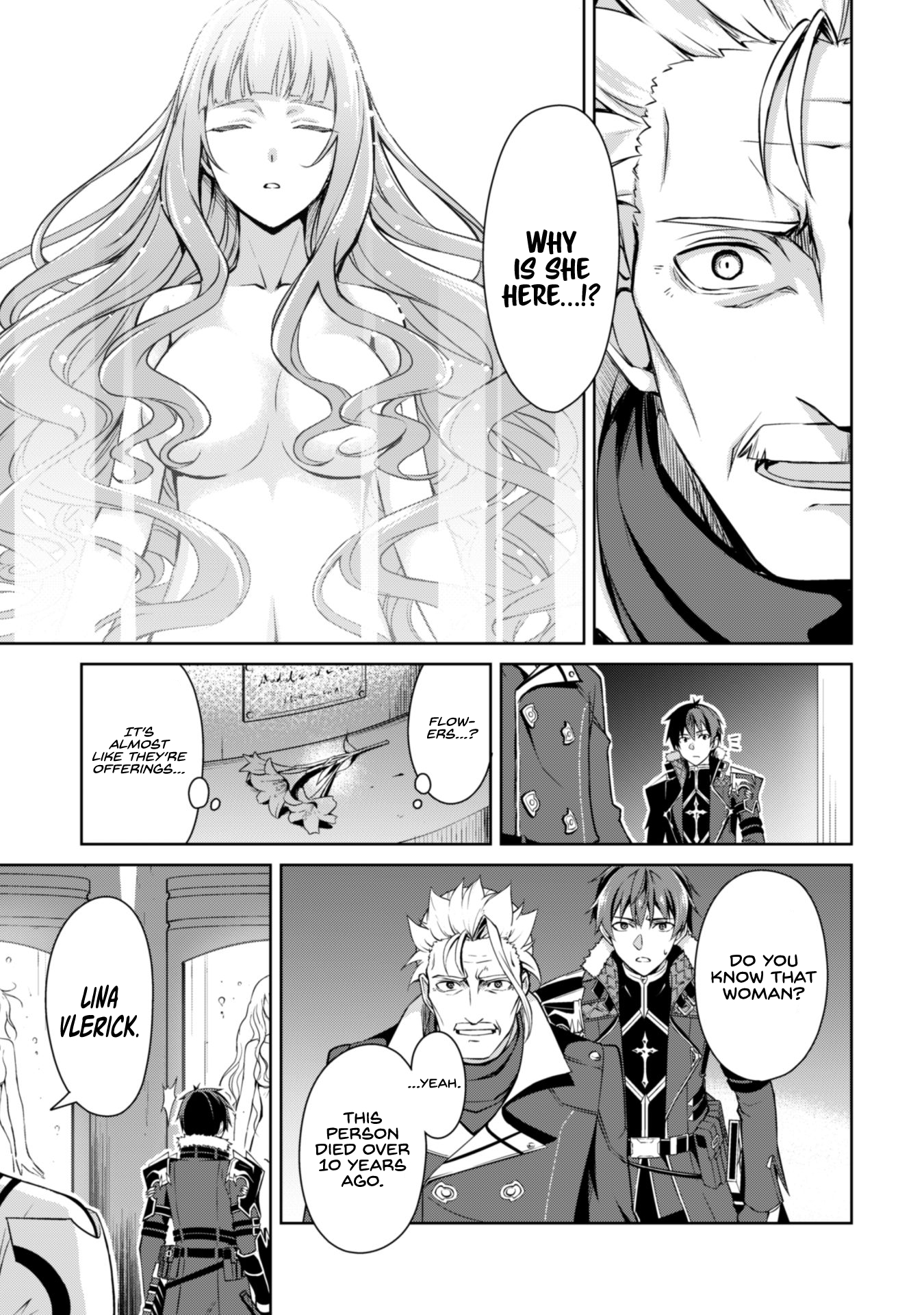 Halaman dari Boushoku no Berserk ~Ore dake Level to Iu Gainen wo Toppa suru~ Chapter 34