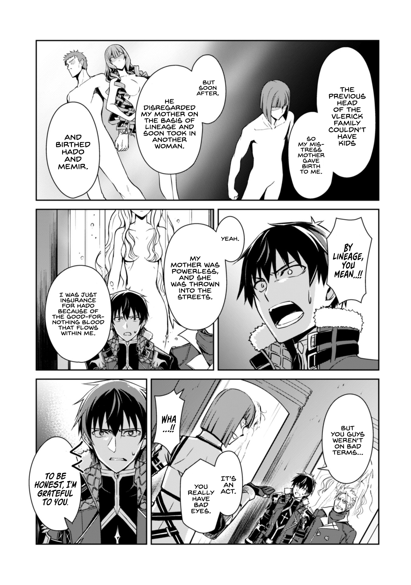 Halaman dari Boushoku no Berserk ~Ore dake Level to Iu Gainen wo Toppa suru~ Chapter 34