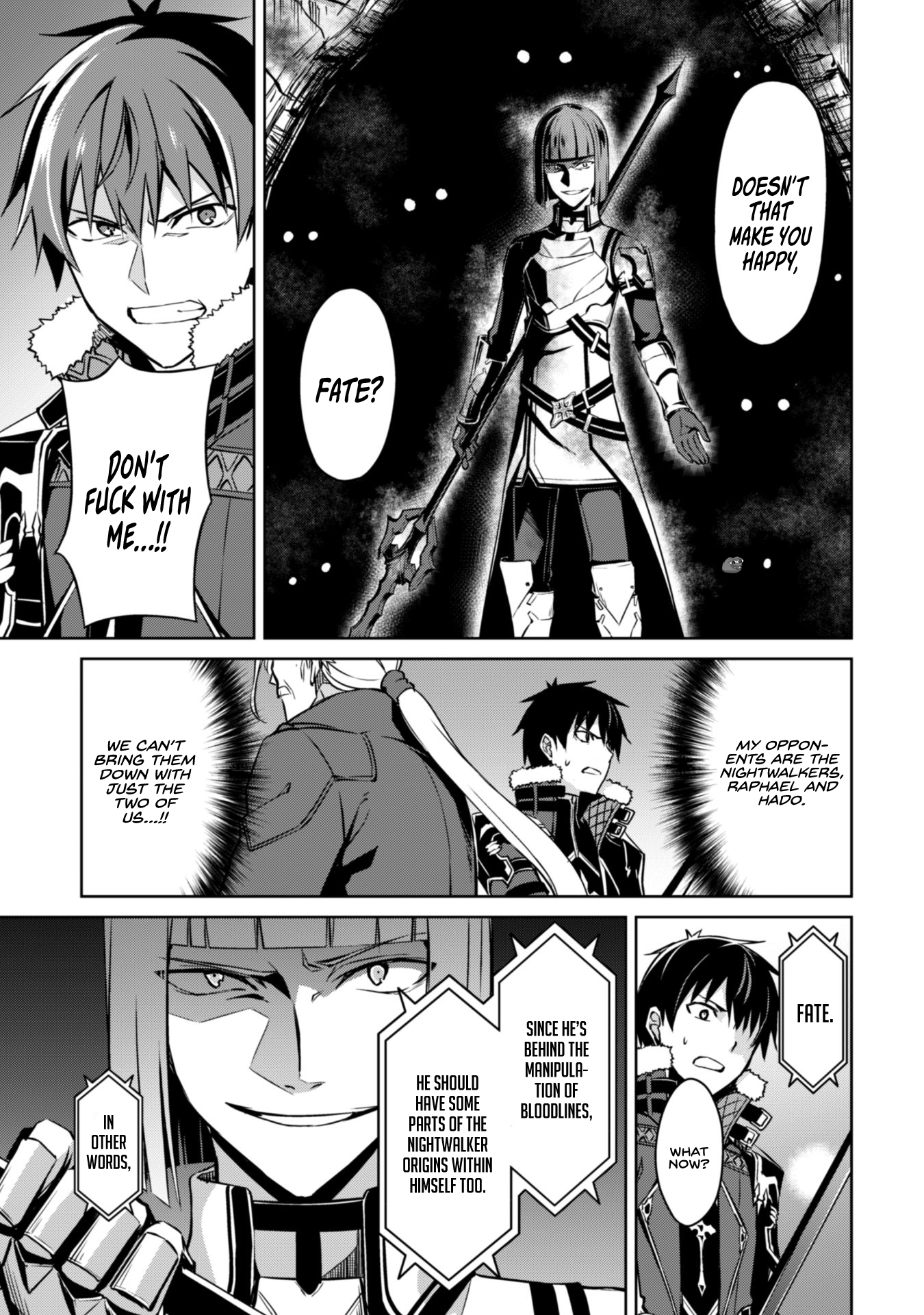 Halaman dari Boushoku no Berserk ~Ore dake Level to Iu Gainen wo Toppa suru~ Chapter 34