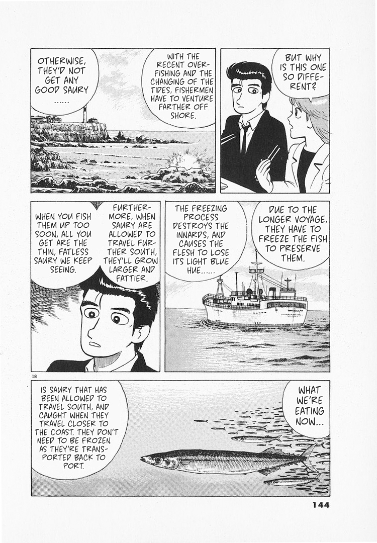 Halaman dari Oishinbo Chapter 128