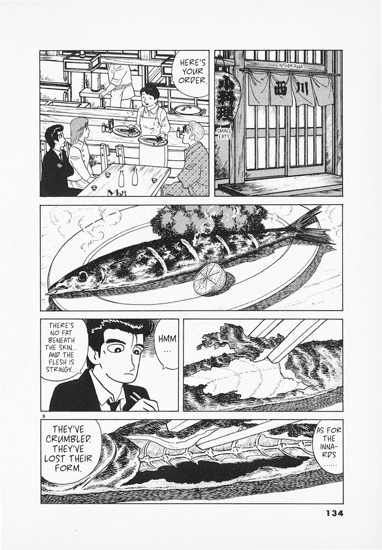 Halaman dari Oishinbo Chapter 128