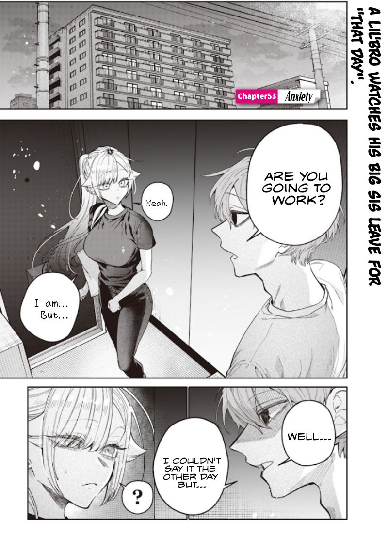 Halaman dari Namaiki na Gal Ane wo Wakaraseru Hanashi Chapter 53