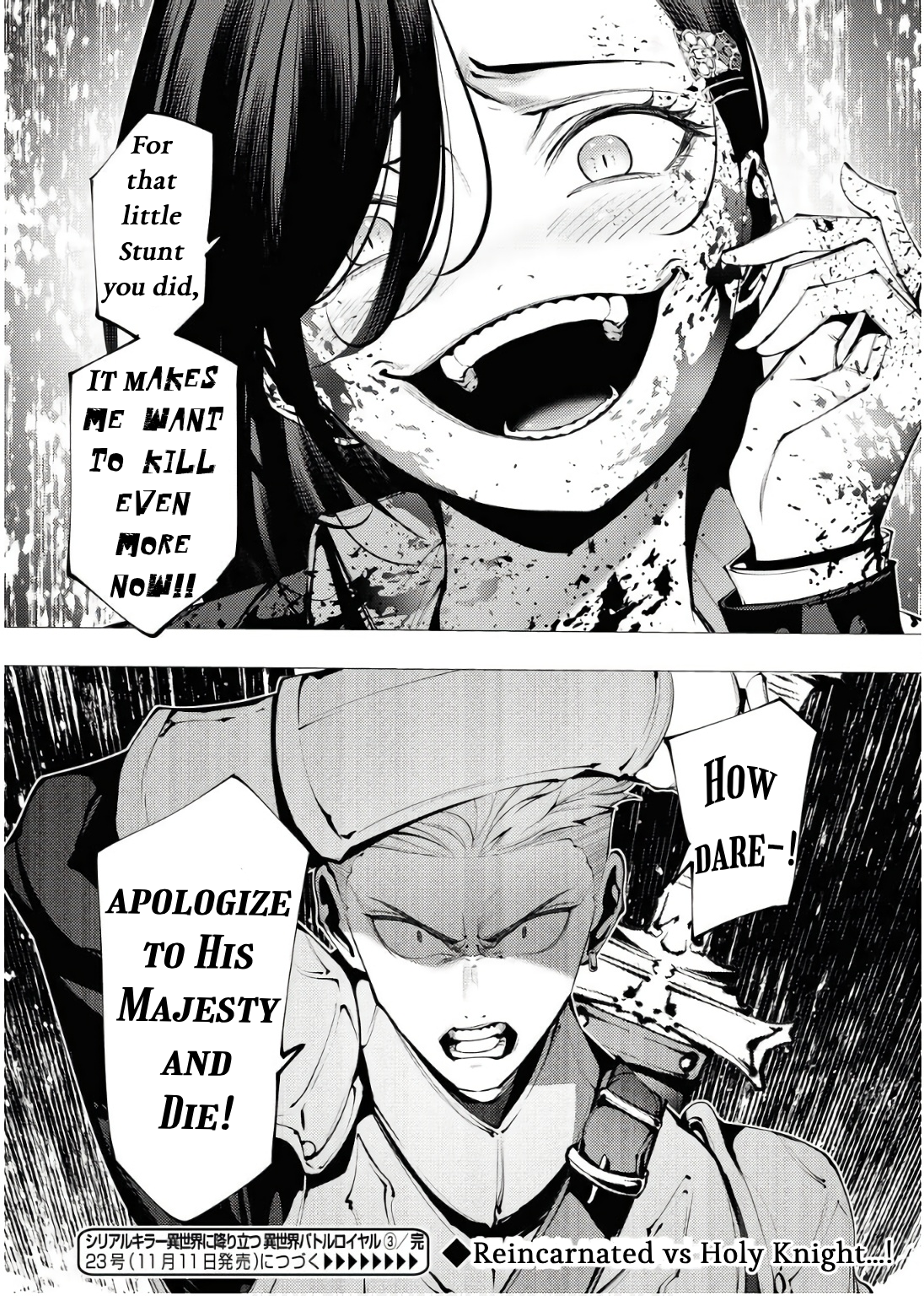 Halaman dari Serial Killer Isekai ni Oritatsu - Isekai Battle Royale Chapter 3
