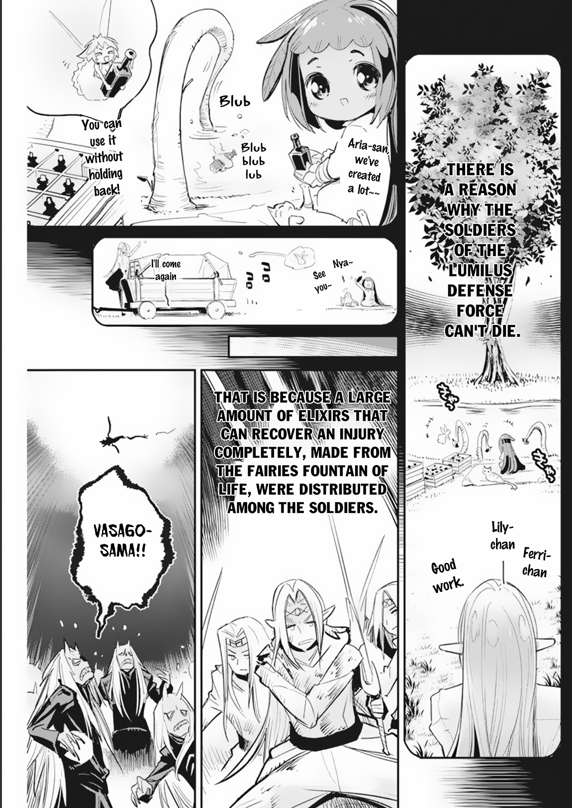 Halaman dari S-Rank Monster no "Behemoth" Dakedo, Neko to Machigawarete Elf Musume no Pet to Shite Kurashitemasu Chapter 58