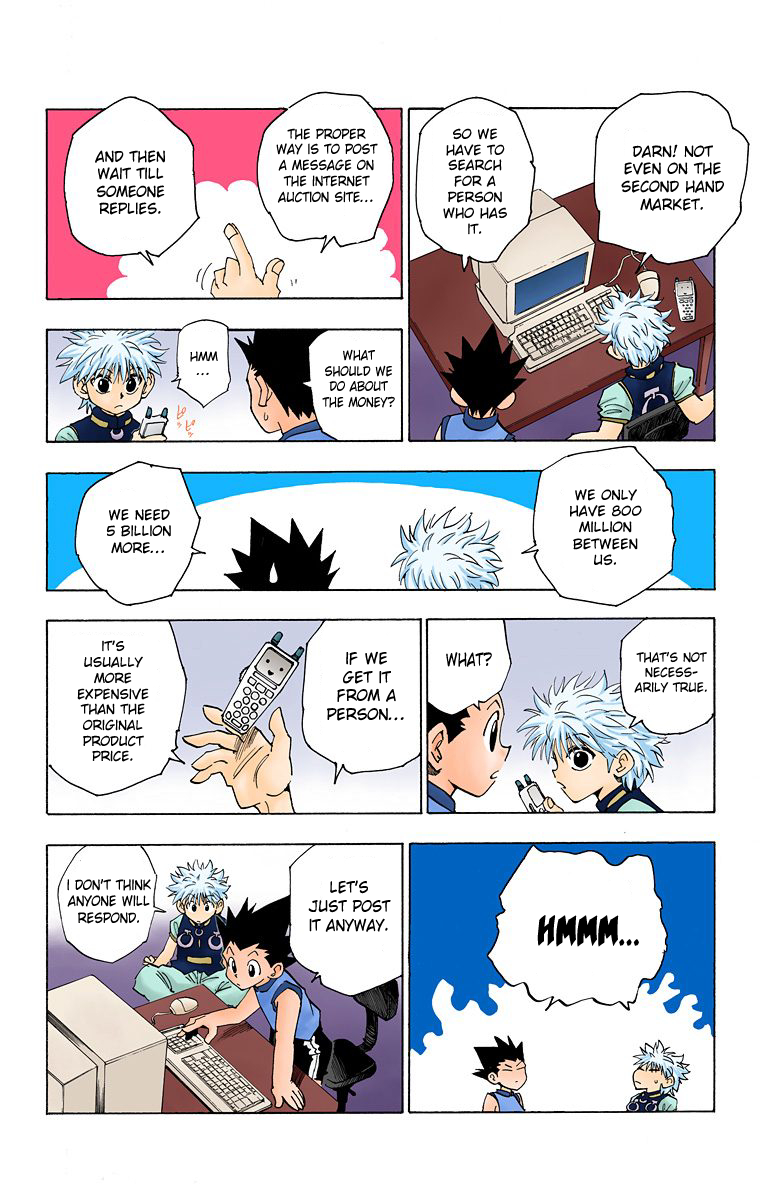 Halaman dari HUNTER x HUNTER (Official Colored) Chapter 69