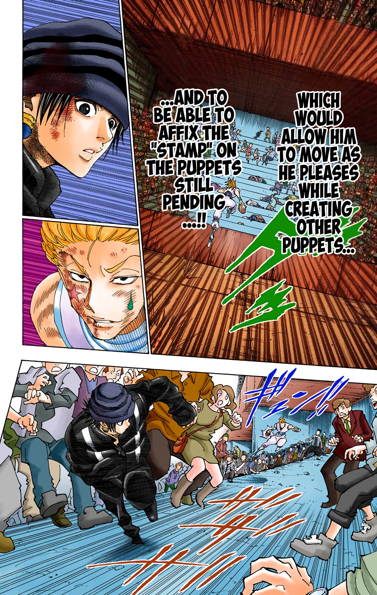 Halaman dari HUNTER x HUNTER (Official Colored) Chapter 354