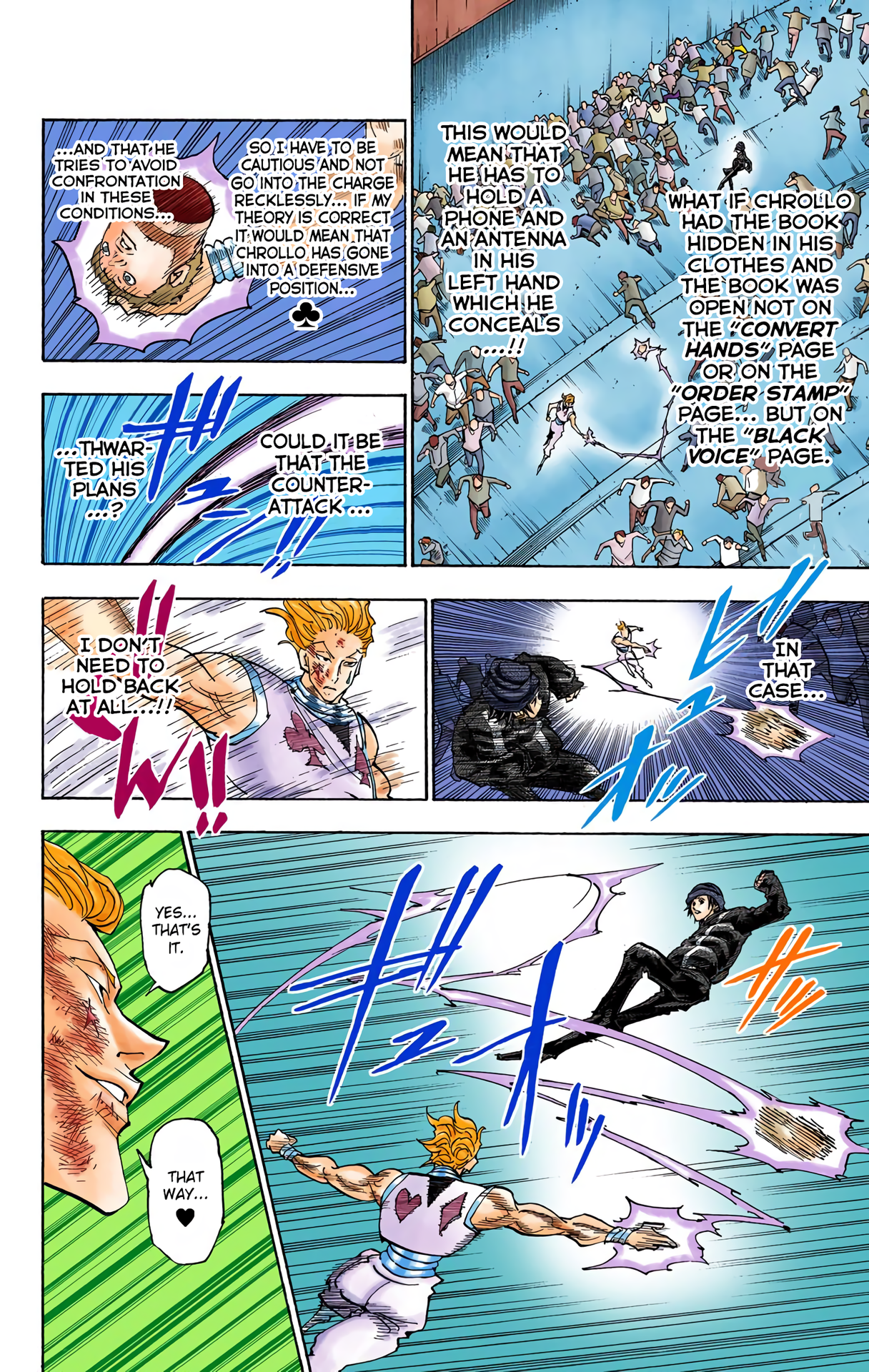 Halaman dari HUNTER x HUNTER (Official Colored) Chapter 354