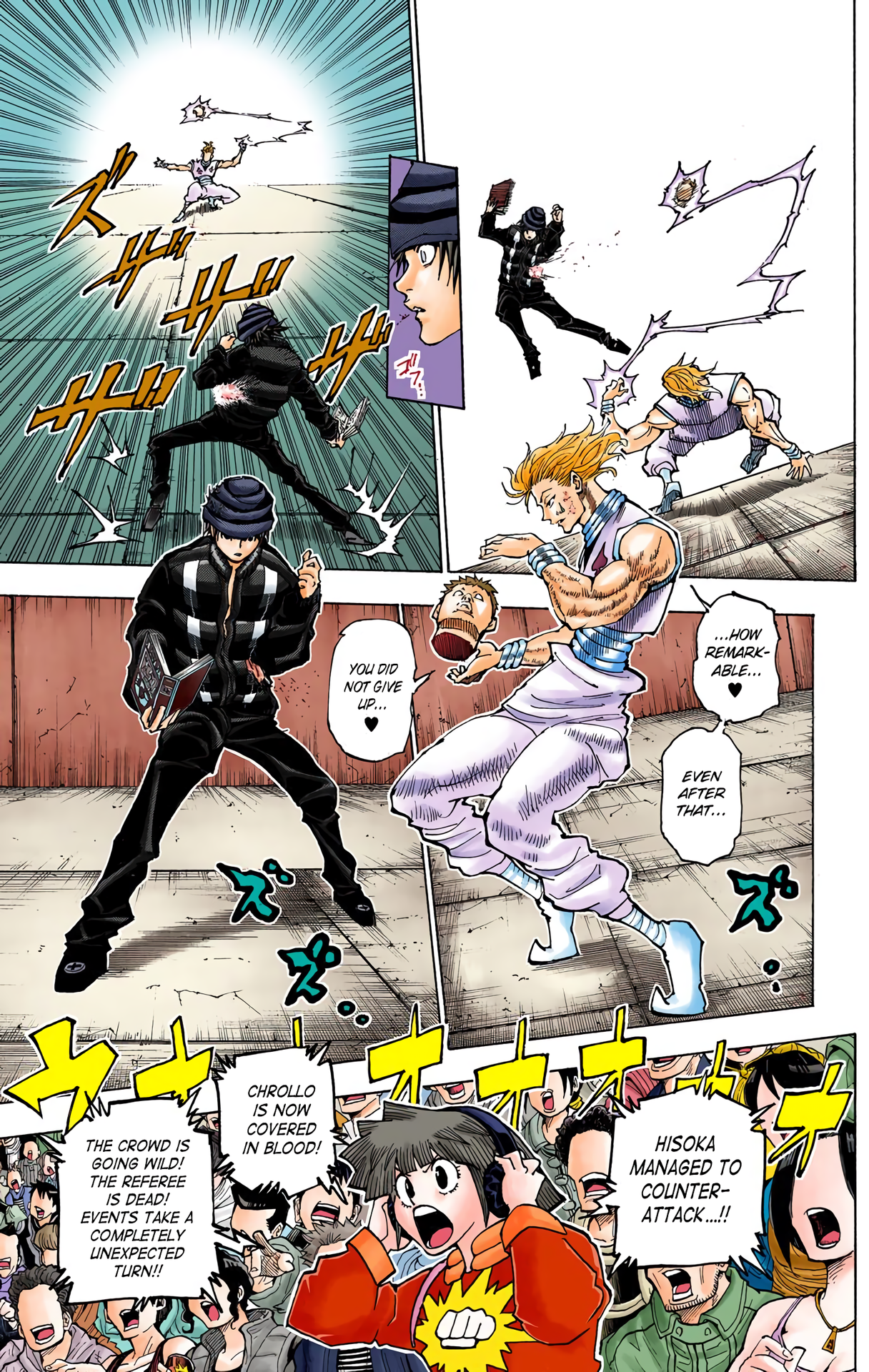 Halaman dari HUNTER x HUNTER (Official Colored) Chapter 354