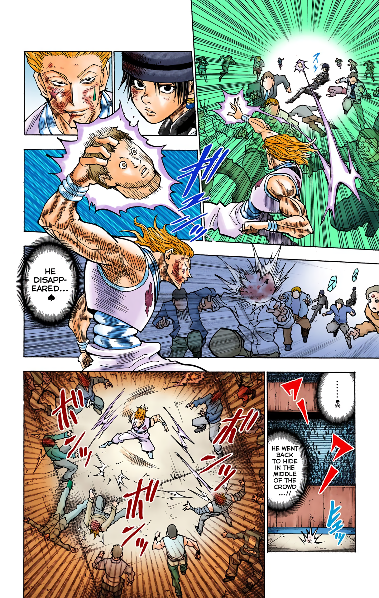 Halaman dari HUNTER x HUNTER (Official Colored) Chapter 354