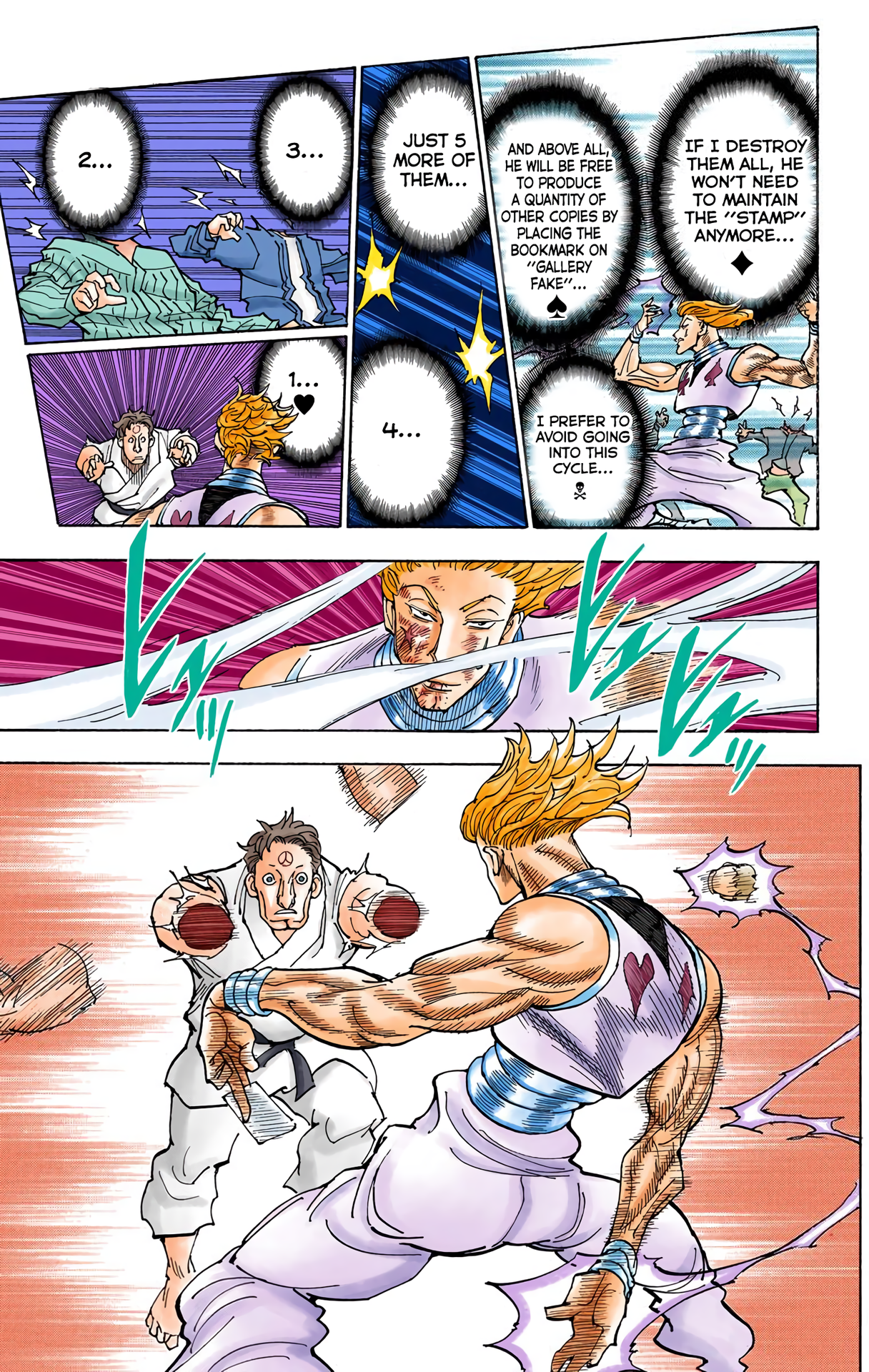 Halaman dari HUNTER x HUNTER (Official Colored) Chapter 354