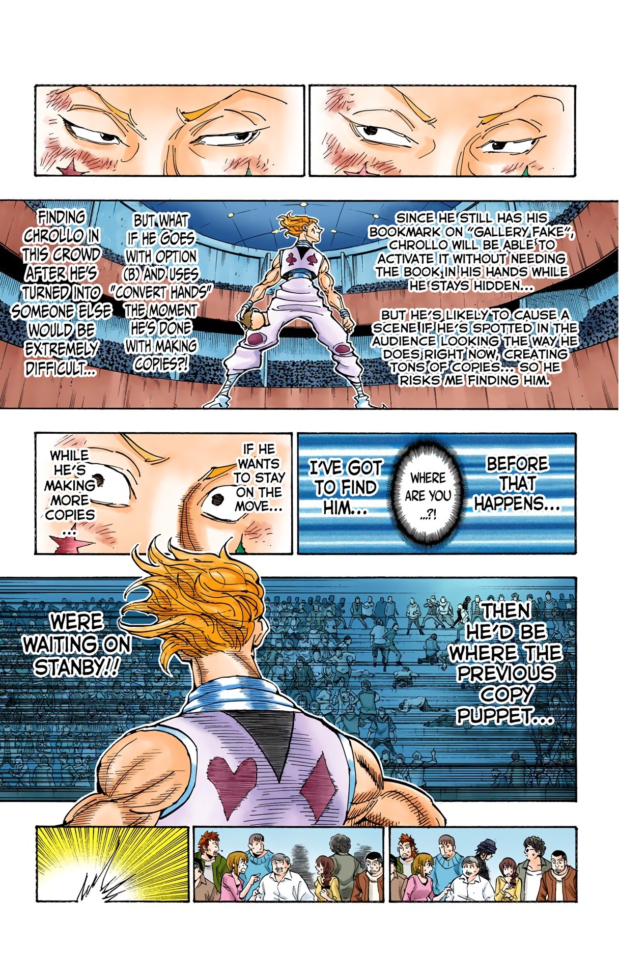 Halaman dari HUNTER x HUNTER (Official Colored) Chapter 354