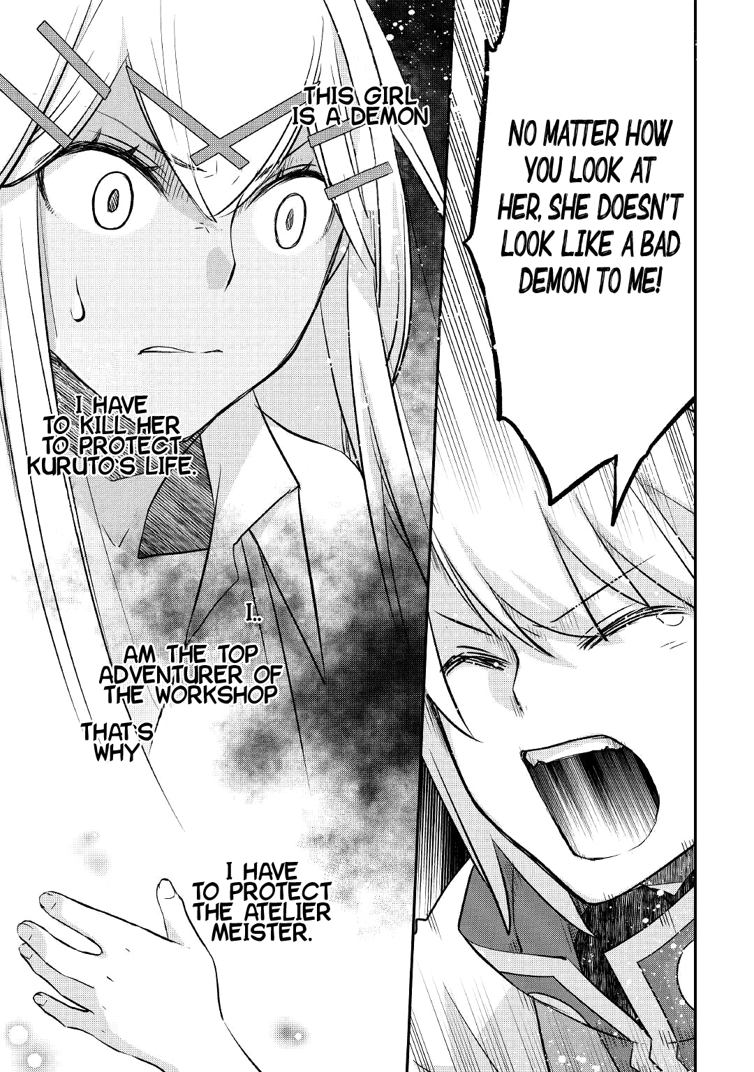 Halaman dari Kanchigai no Atelier Meister - Eiyuu Party no Moto Zatsuyougakari ga, Jitsu wa Sentou Igai ga SSS Rank Datta to Iu Yoku Aru Hanashi Chapter 28