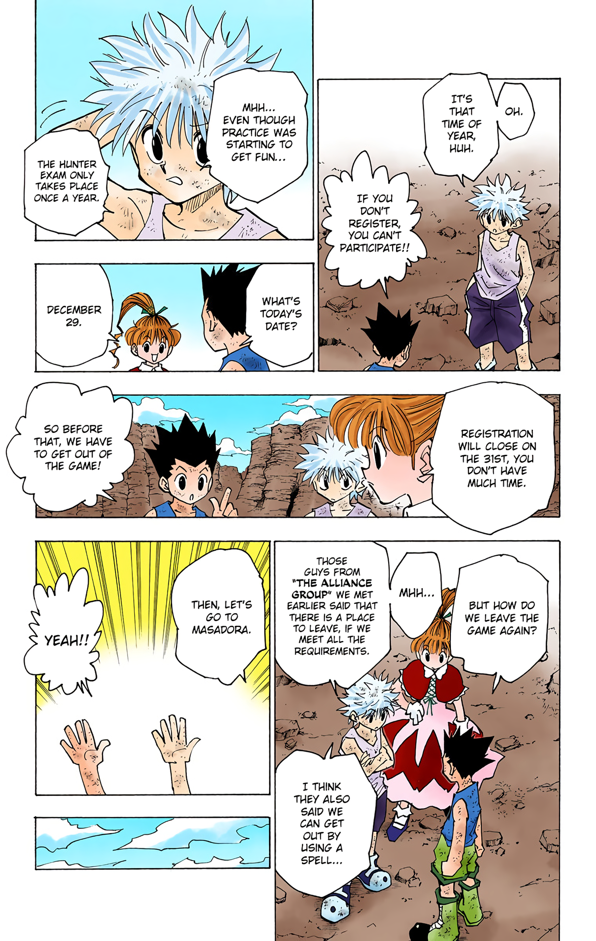 Halaman dari HUNTER x HUNTER (Official Colored) Chapter 146