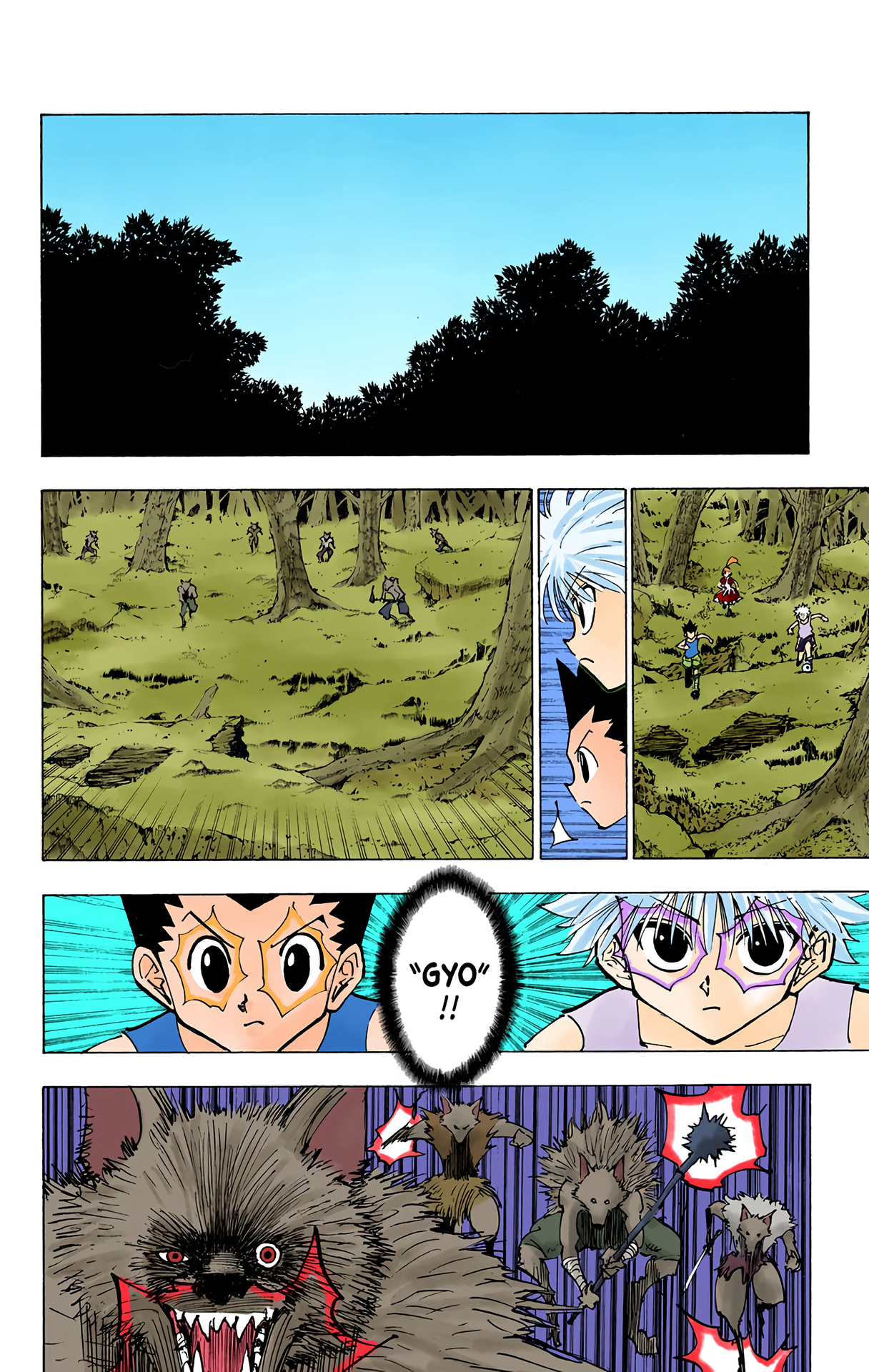 Halaman dari HUNTER x HUNTER (Official Colored) Chapter 146