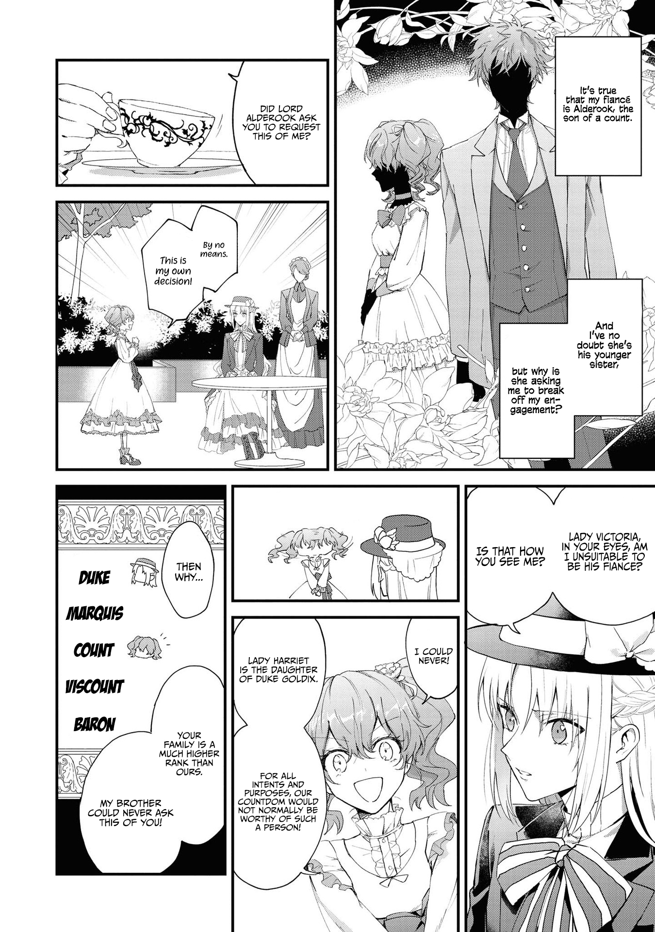 Halaman dari Though I May Be a Villainess, I'll Show You I Can Obtain Happiness! Chapter 1