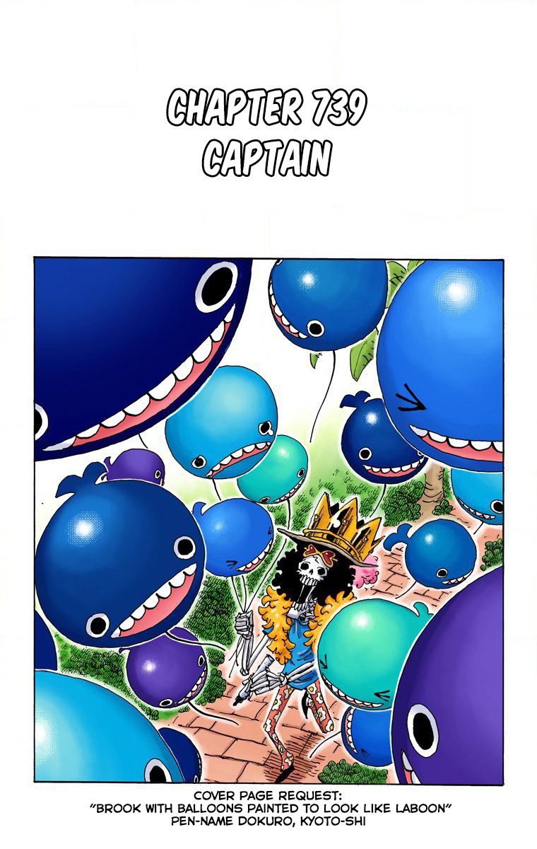 Halaman dari One Piece (Official Colored) Chapter 739