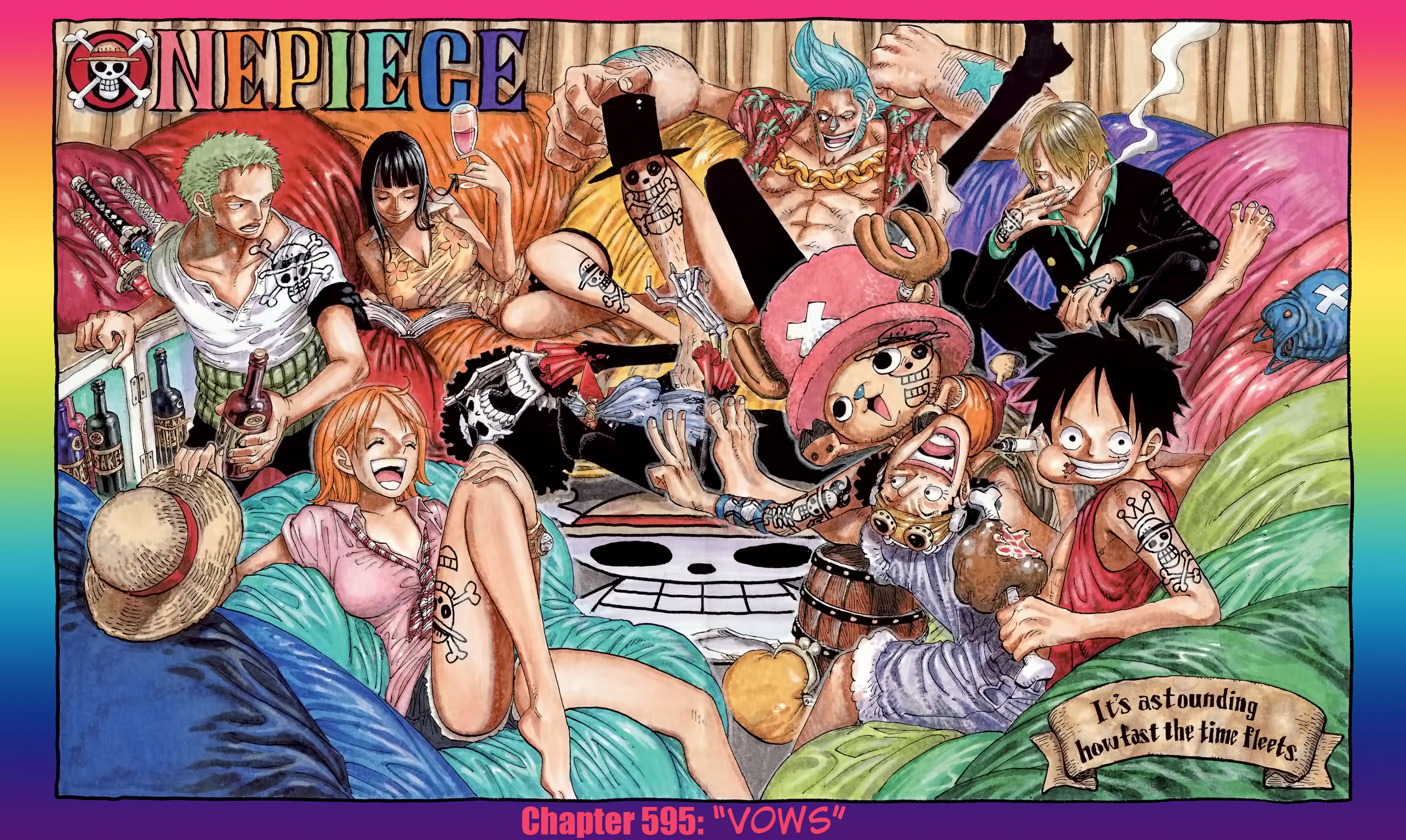 Halaman dari One Piece (Official Colored) Chapter 595