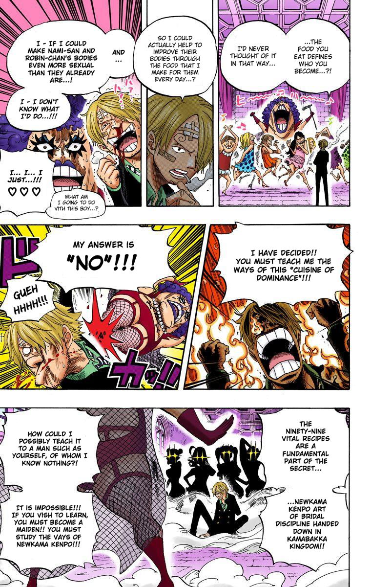 Halaman dari One Piece (Official Colored) Chapter 595