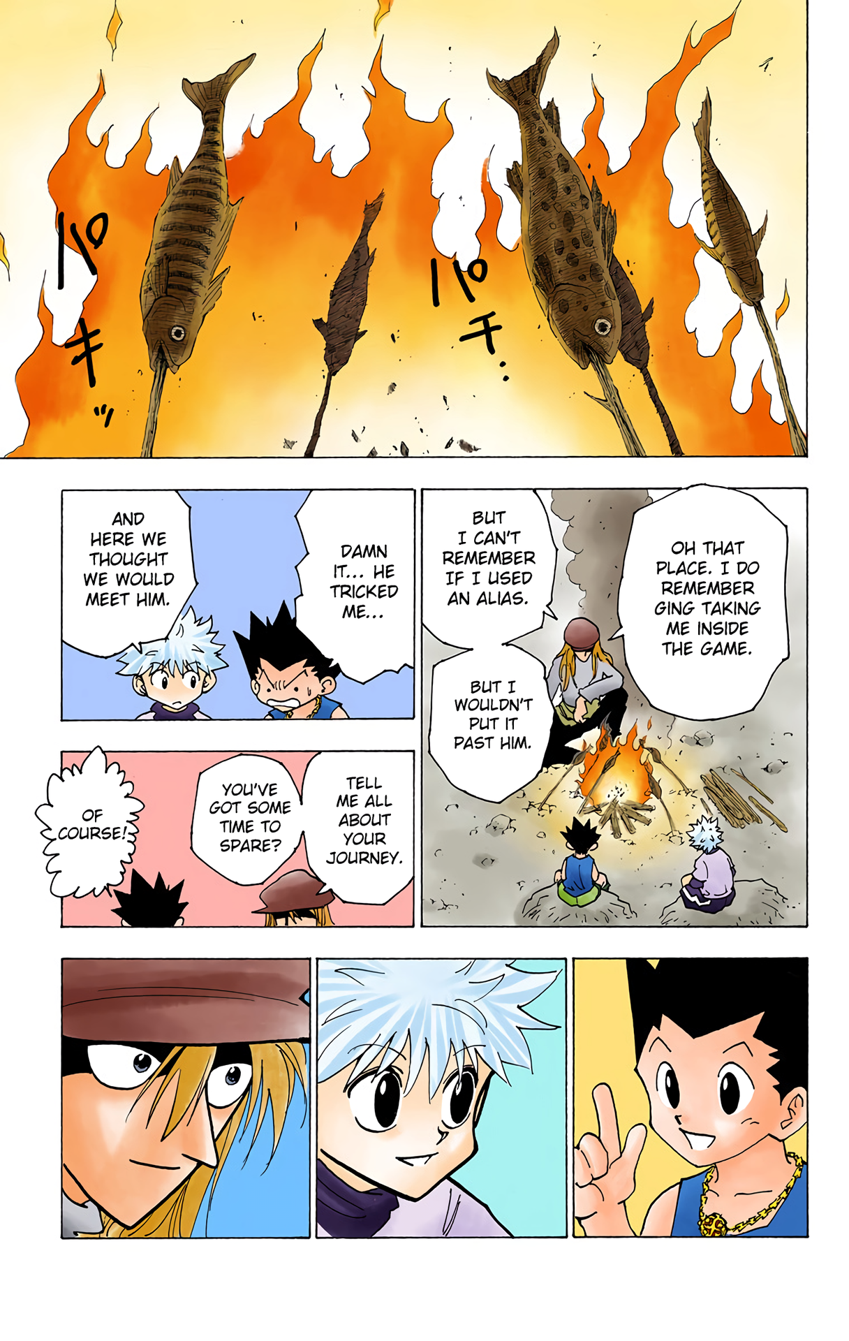Halaman dari HUNTER x HUNTER (Official Colored) Chapter 185