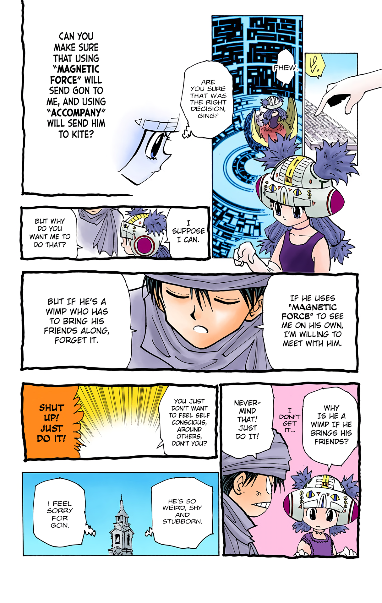 Halaman dari HUNTER x HUNTER (Official Colored) Chapter 185