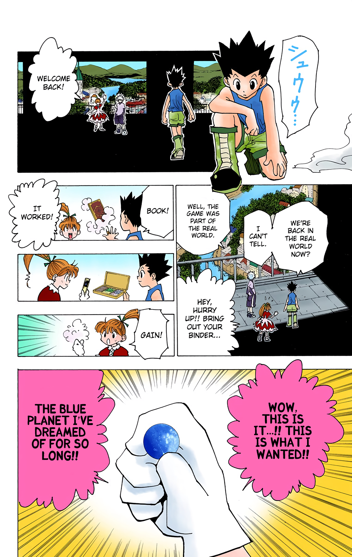 Halaman dari HUNTER x HUNTER (Official Colored) Chapter 185