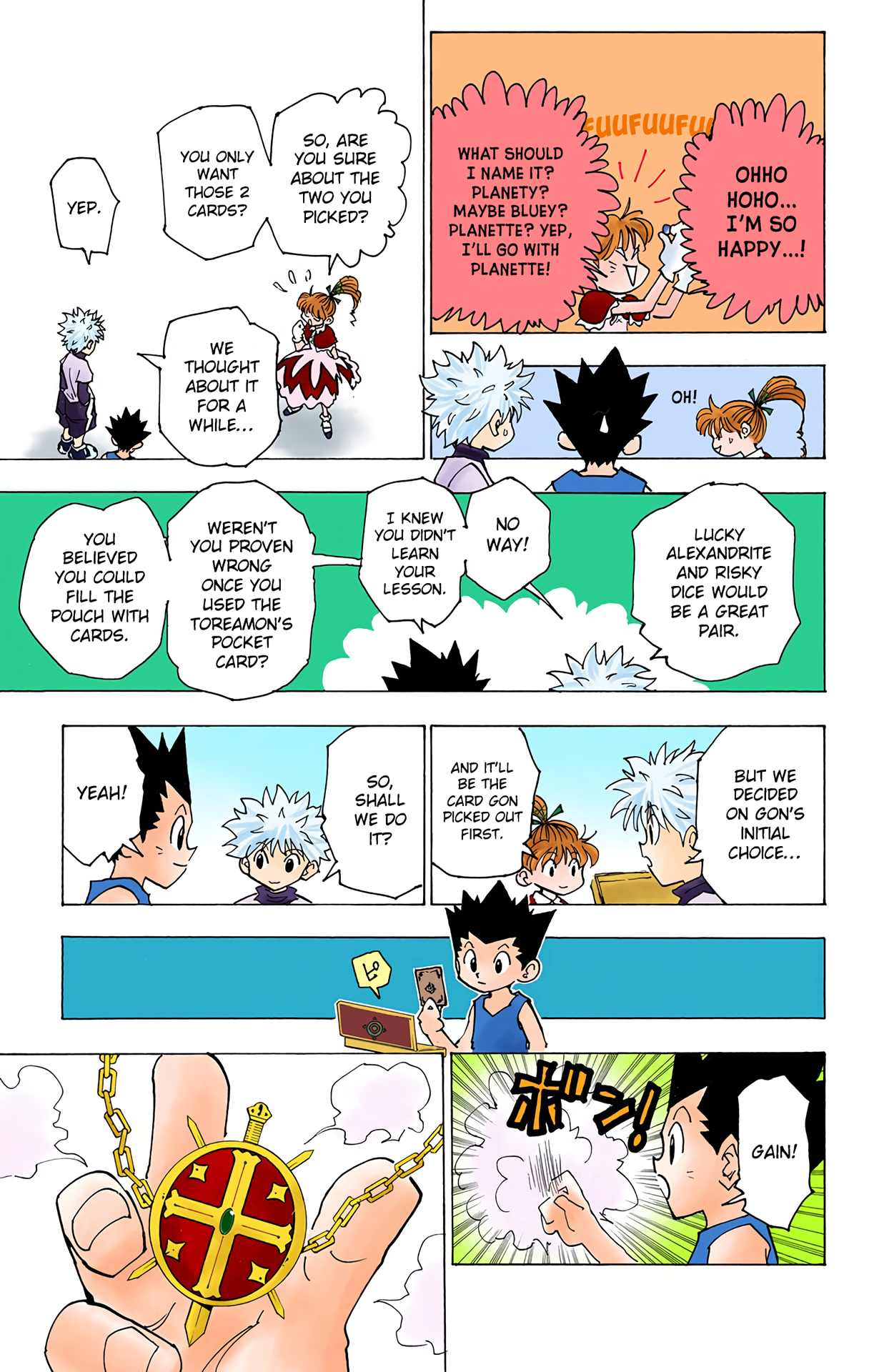 Halaman dari HUNTER x HUNTER (Official Colored) Chapter 185