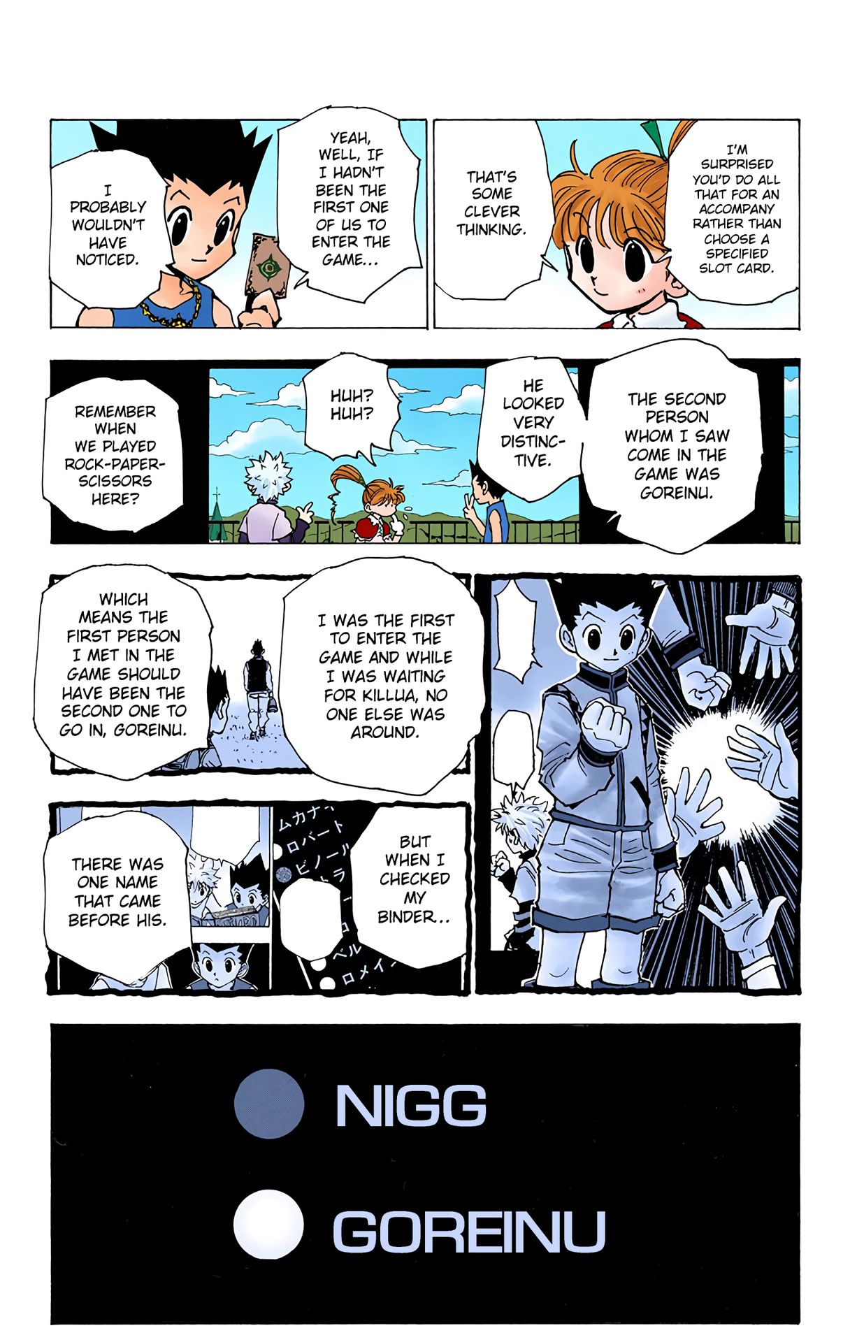 Halaman dari HUNTER x HUNTER (Official Colored) Chapter 185